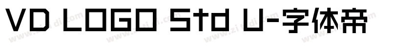VD LOGO Std U字体转换
